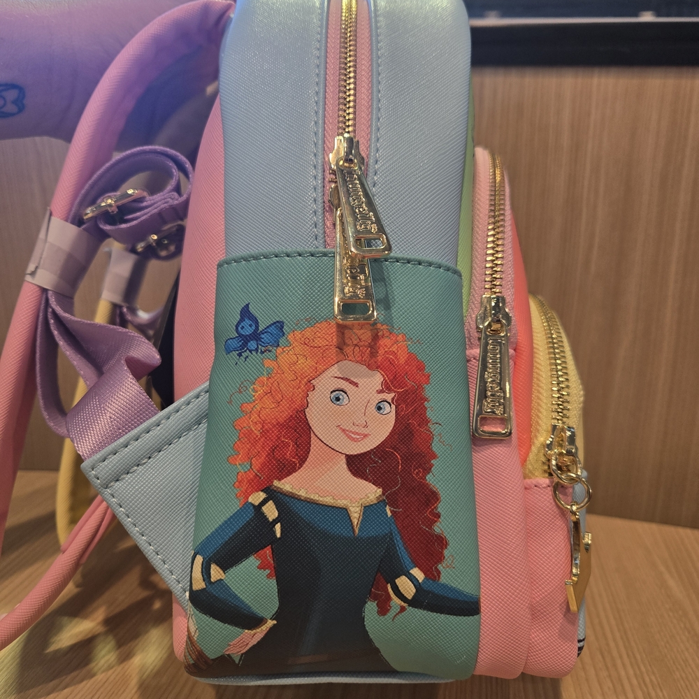 NWT Loungefly Disney Princess Pastel Backpack - Picture 4 of 9